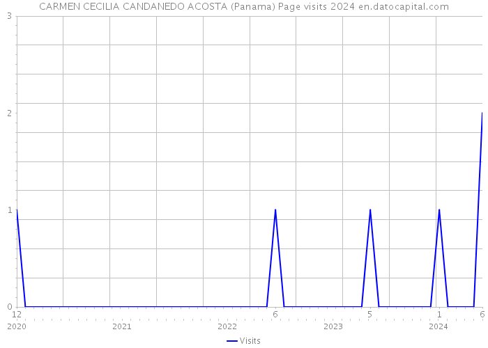 CARMEN CECILIA CANDANEDO ACOSTA (Panama) Page visits 2024 
