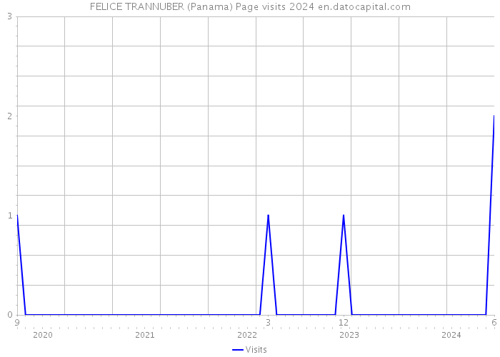 FELICE TRANNUBER (Panama) Page visits 2024 
