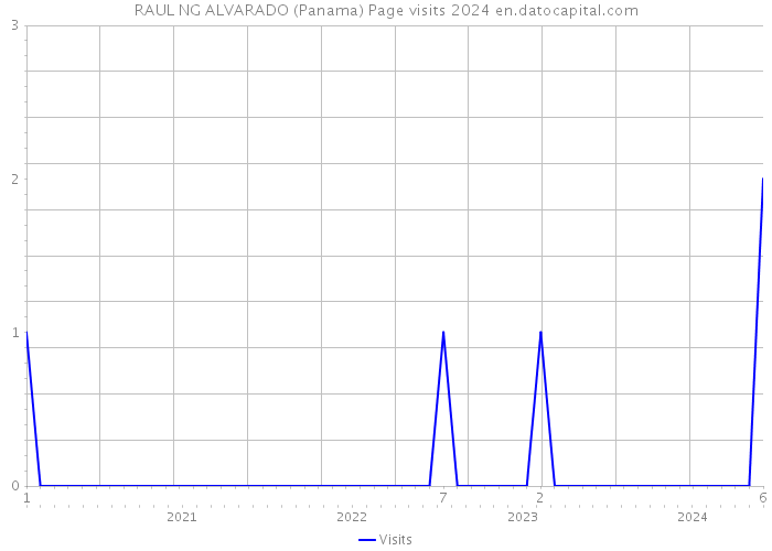 RAUL NG ALVARADO (Panama) Page visits 2024 