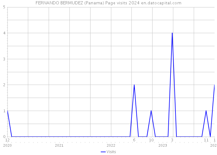 FERNANDO BERMUDEZ (Panama) Page visits 2024 
