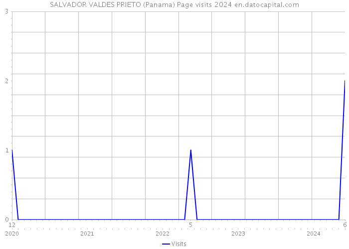 SALVADOR VALDES PRIETO (Panama) Page visits 2024 