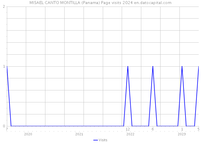 MISAEL CANTO MONTILLA (Panama) Page visits 2024 