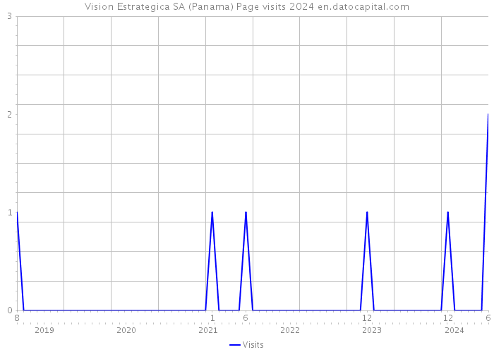 Vision Estrategica SA (Panama) Page visits 2024 