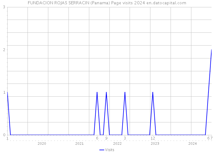 FUNDACION ROJAS SERRACIN (Panama) Page visits 2024 