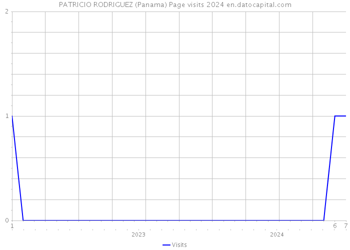 PATRICIO RODRIGUEZ (Panama) Page visits 2024 