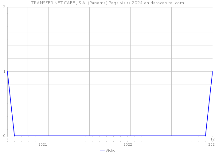 TRANSFER NET CAFE , S.A. (Panama) Page visits 2024 