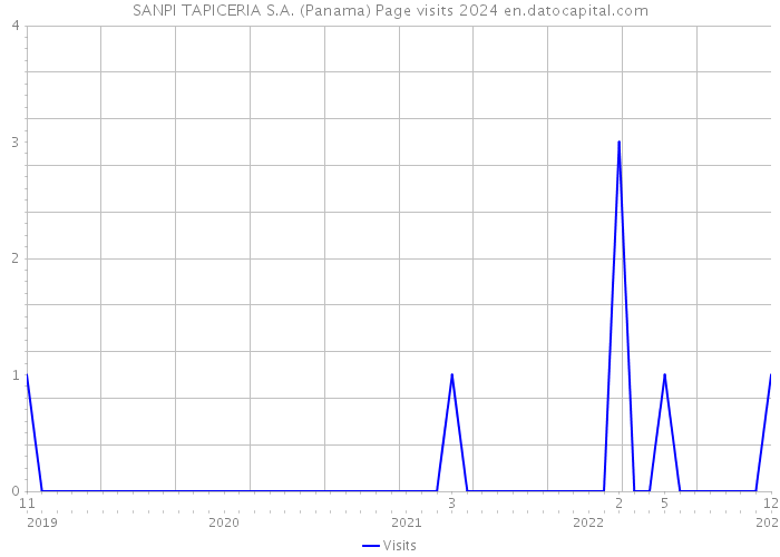 SANPI TAPICERIA S.A. (Panama) Page visits 2024 