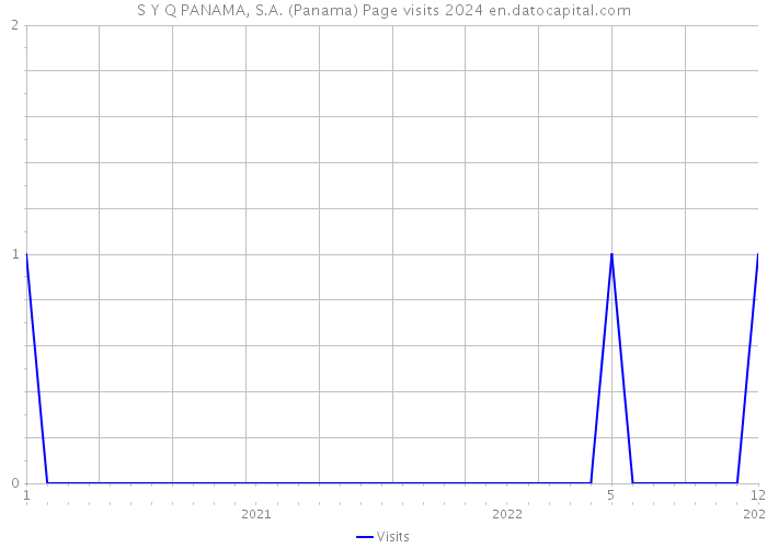 S Y Q PANAMA, S.A. (Panama) Page visits 2024 