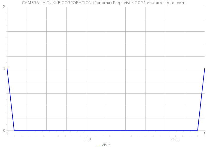 CAMBRA LA DUKKE CORPORATION (Panama) Page visits 2024 