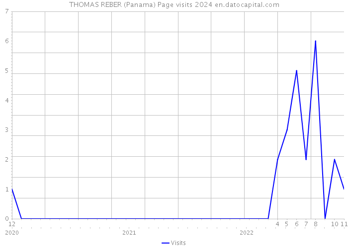 THOMAS REBER (Panama) Page visits 2024 