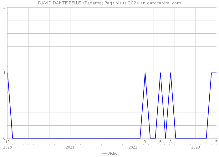 DAVID DANTE PELLEI (Panama) Page visits 2024 