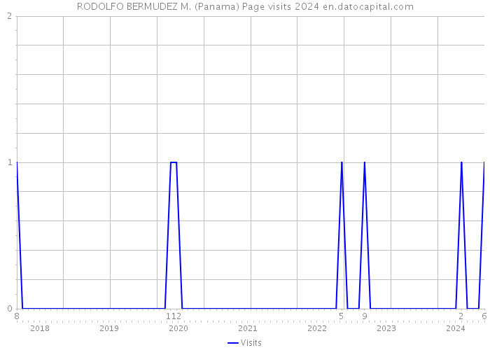 RODOLFO BERMUDEZ M. (Panama) Page visits 2024 