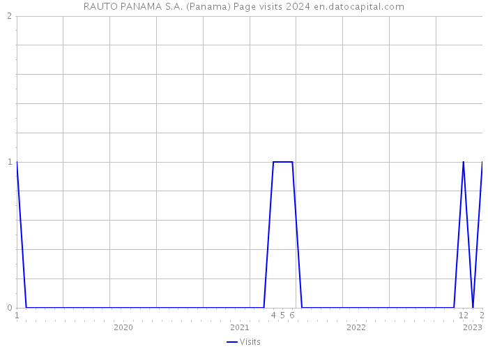 RAUTO PANAMA S.A. (Panama) Page visits 2024 