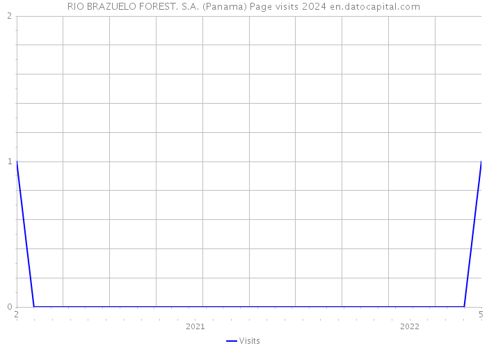 RIO BRAZUELO FOREST. S.A. (Panama) Page visits 2024 