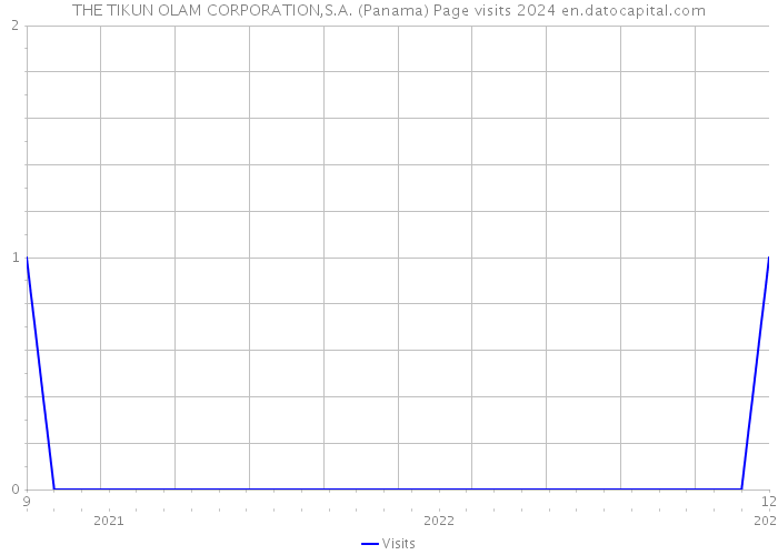 THE TIKUN OLAM CORPORATION,S.A. (Panama) Page visits 2024 