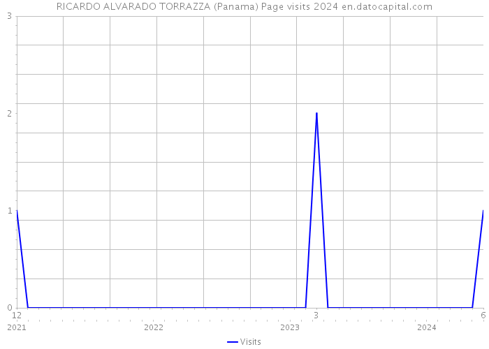 RICARDO ALVARADO TORRAZZA (Panama) Page visits 2024 