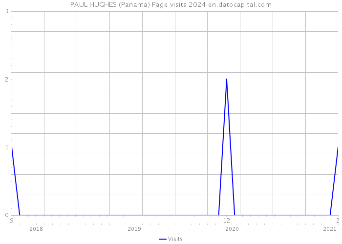 PAUL HUGHES (Panama) Page visits 2024 