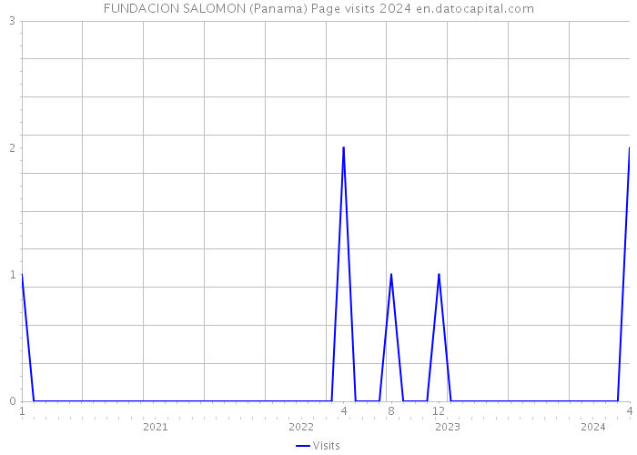 FUNDACION SALOMON (Panama) Page visits 2024 