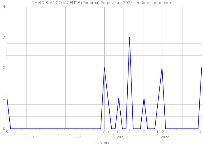 DAVID BLANCO VICENTE (Panama) Page visits 2024 