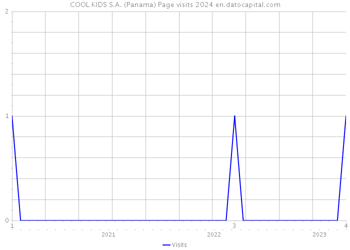 COOL KIDS S.A. (Panama) Page visits 2024 