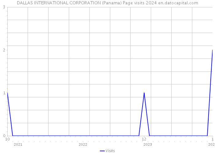 DALLAS INTERNATIONAL CORPORATION (Panama) Page visits 2024 