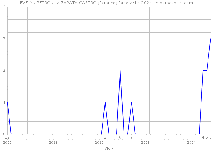 EVELYN PETRONILA ZAPATA CASTRO (Panama) Page visits 2024 