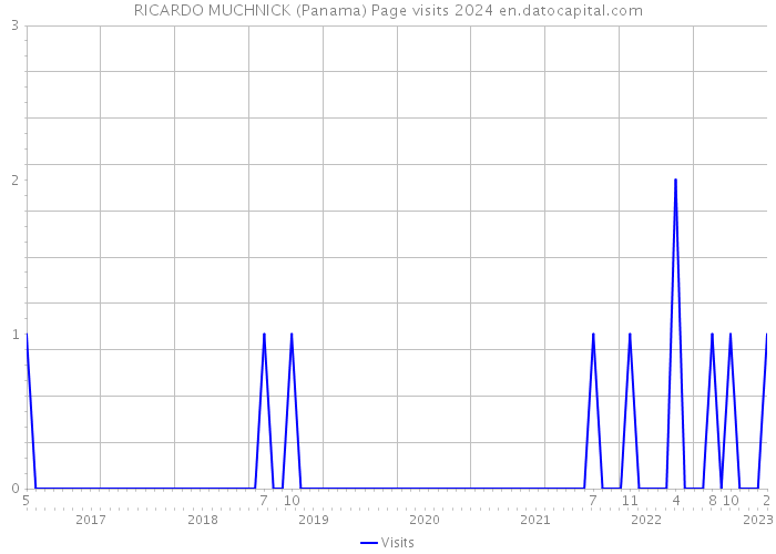 RICARDO MUCHNICK (Panama) Page visits 2024 