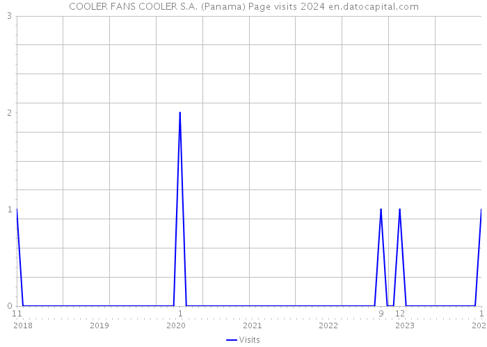 COOLER FANS COOLER S.A. (Panama) Page visits 2024 