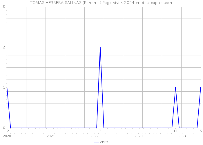 TOMAS HERRERA SALINAS (Panama) Page visits 2024 