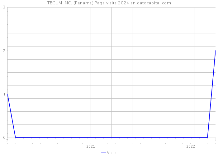 TECUM INC. (Panama) Page visits 2024 