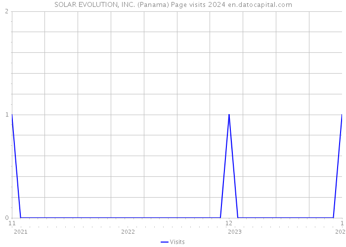 SOLAR EVOLUTION, INC. (Panama) Page visits 2024 