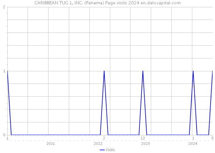 CARIBBEAN TUG 1, INC. (Panama) Page visits 2024 