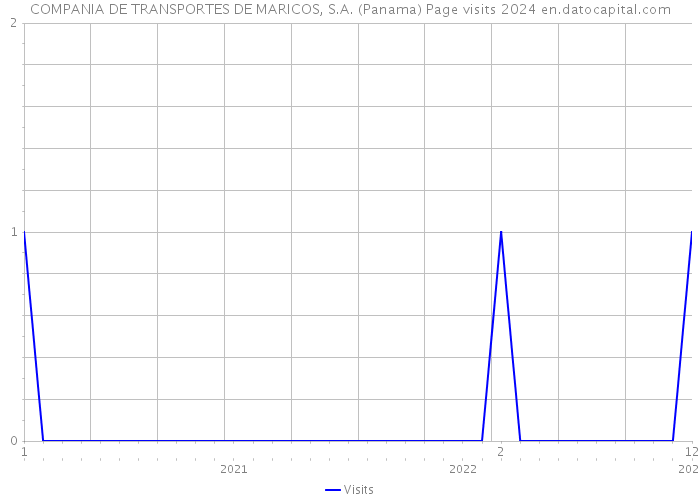 COMPANIA DE TRANSPORTES DE MARICOS, S.A. (Panama) Page visits 2024 