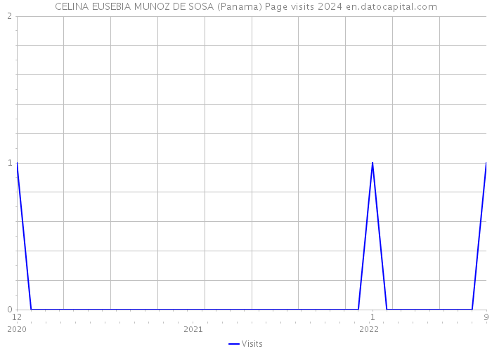 CELINA EUSEBIA MUNOZ DE SOSA (Panama) Page visits 2024 