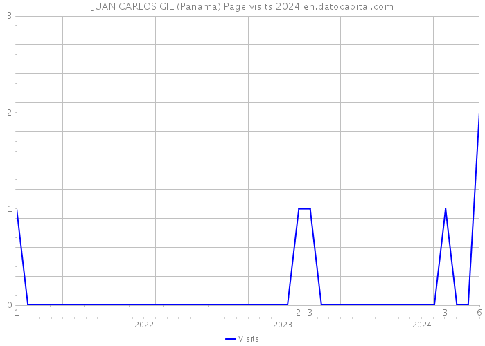 JUAN CARLOS GIL (Panama) Page visits 2024 