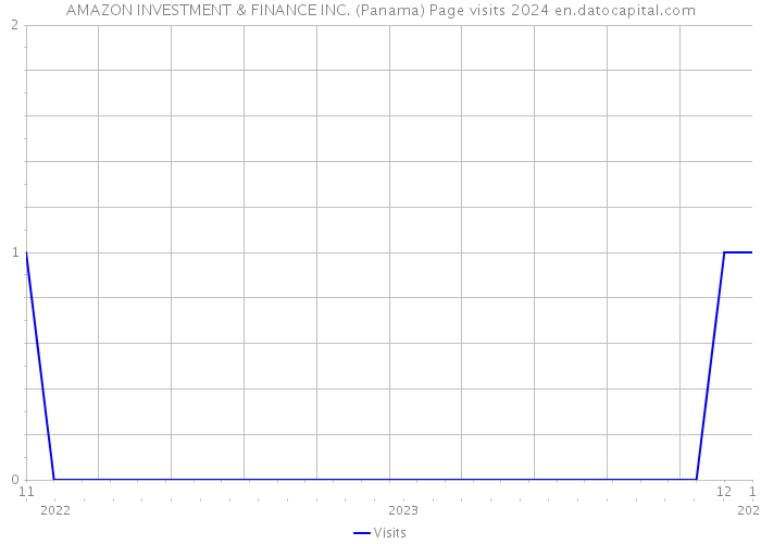 AMAZON INVESTMENT & FINANCE INC. (Panama) Page visits 2024 