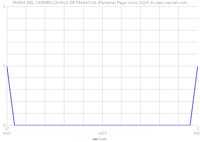 MARIA DEL CARMEN ZAVALA DE PANIAGUA (Panama) Page visits 2024 