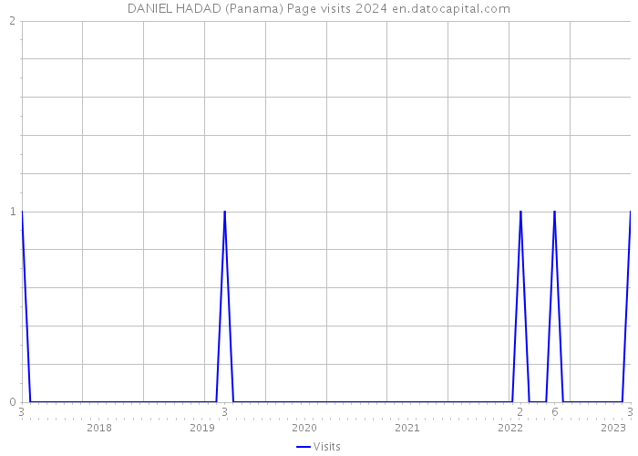DANIEL HADAD (Panama) Page visits 2024 