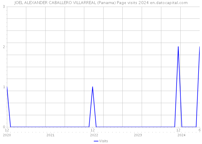 JOEL ALEXANDER CABALLERO VILLARREAL (Panama) Page visits 2024 