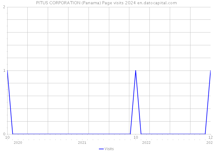 PITUS CORPORATION (Panama) Page visits 2024 