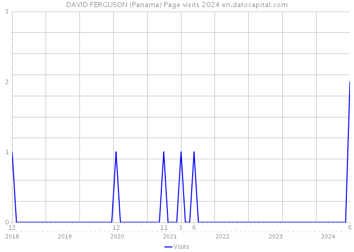 DAVID FERGUSON (Panama) Page visits 2024 