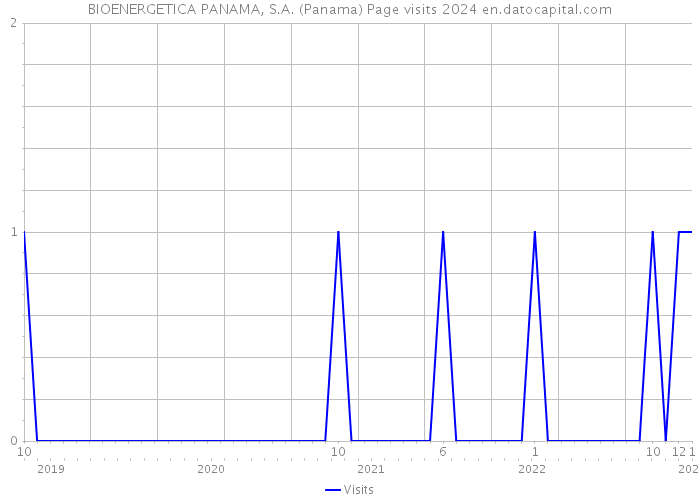 BIOENERGETICA PANAMA, S.A. (Panama) Page visits 2024 
