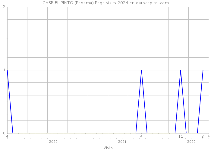 GABRIEL PINTO (Panama) Page visits 2024 