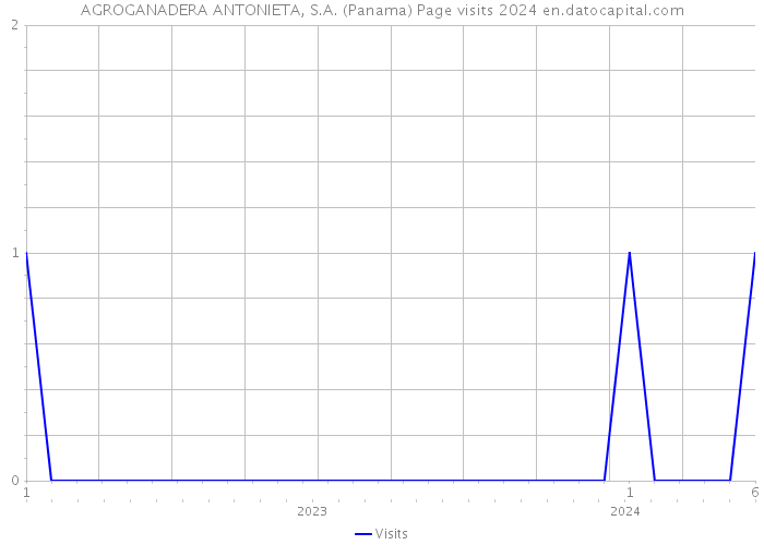 AGROGANADERA ANTONIETA, S.A. (Panama) Page visits 2024 