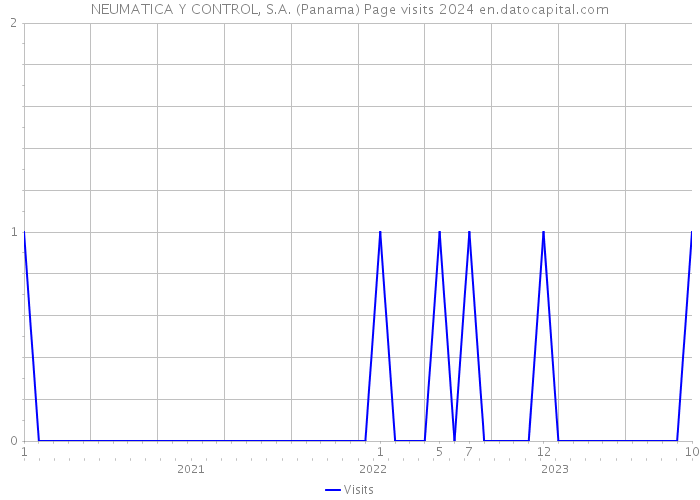NEUMATICA Y CONTROL, S.A. (Panama) Page visits 2024 