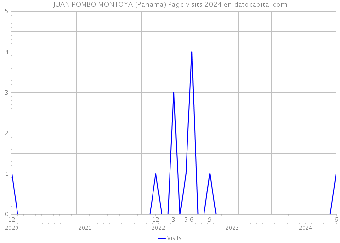 JUAN POMBO MONTOYA (Panama) Page visits 2024 