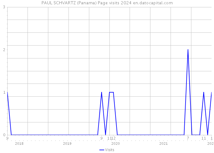 PAUL SCHVARTZ (Panama) Page visits 2024 