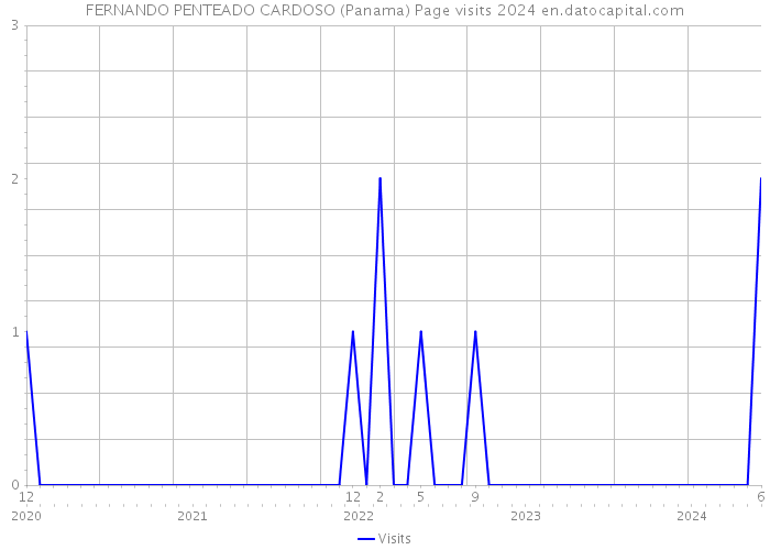 FERNANDO PENTEADO CARDOSO (Panama) Page visits 2024 