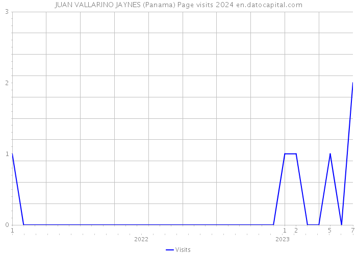 JUAN VALLARINO JAYNES (Panama) Page visits 2024 