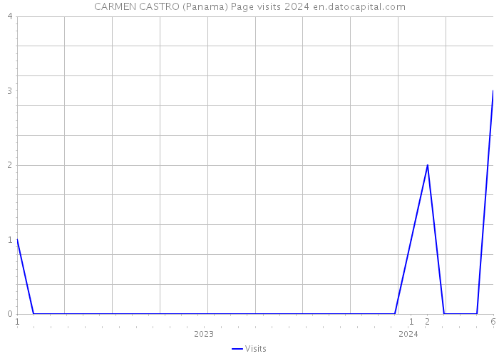 CARMEN CASTRO (Panama) Page visits 2024 